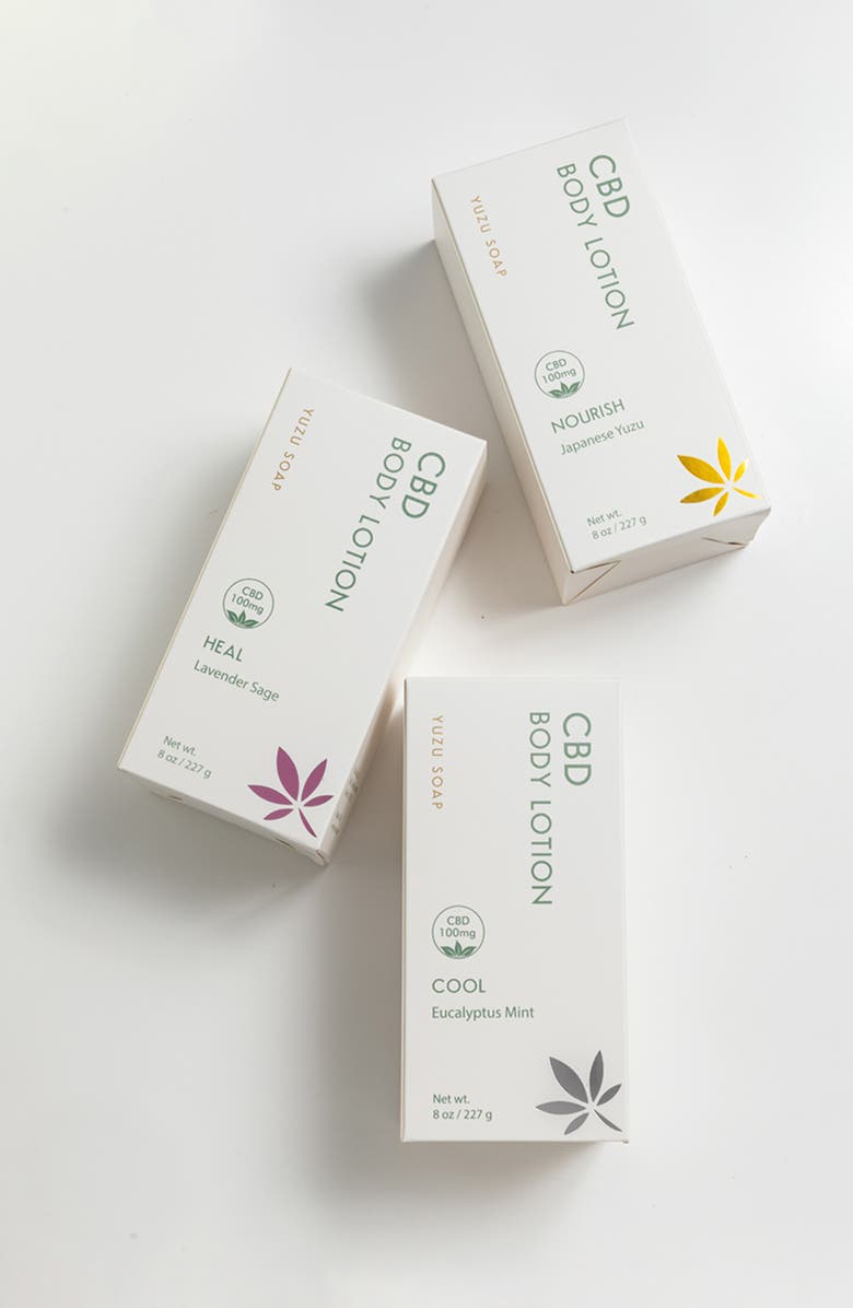 Yuzu Soap CBD Lotion, Alternate, color,