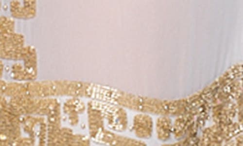 Ranee's Ranees Embellished Long Sleeve Tunic In White