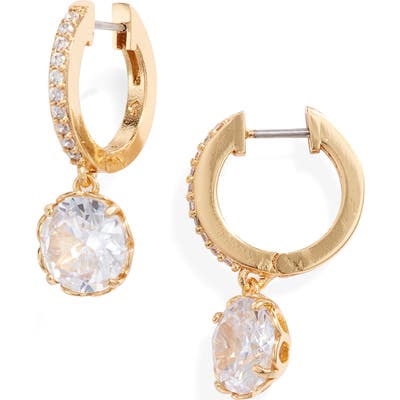 Kate Spade New York That Sparkle Pave Huggie Hoop Earrings