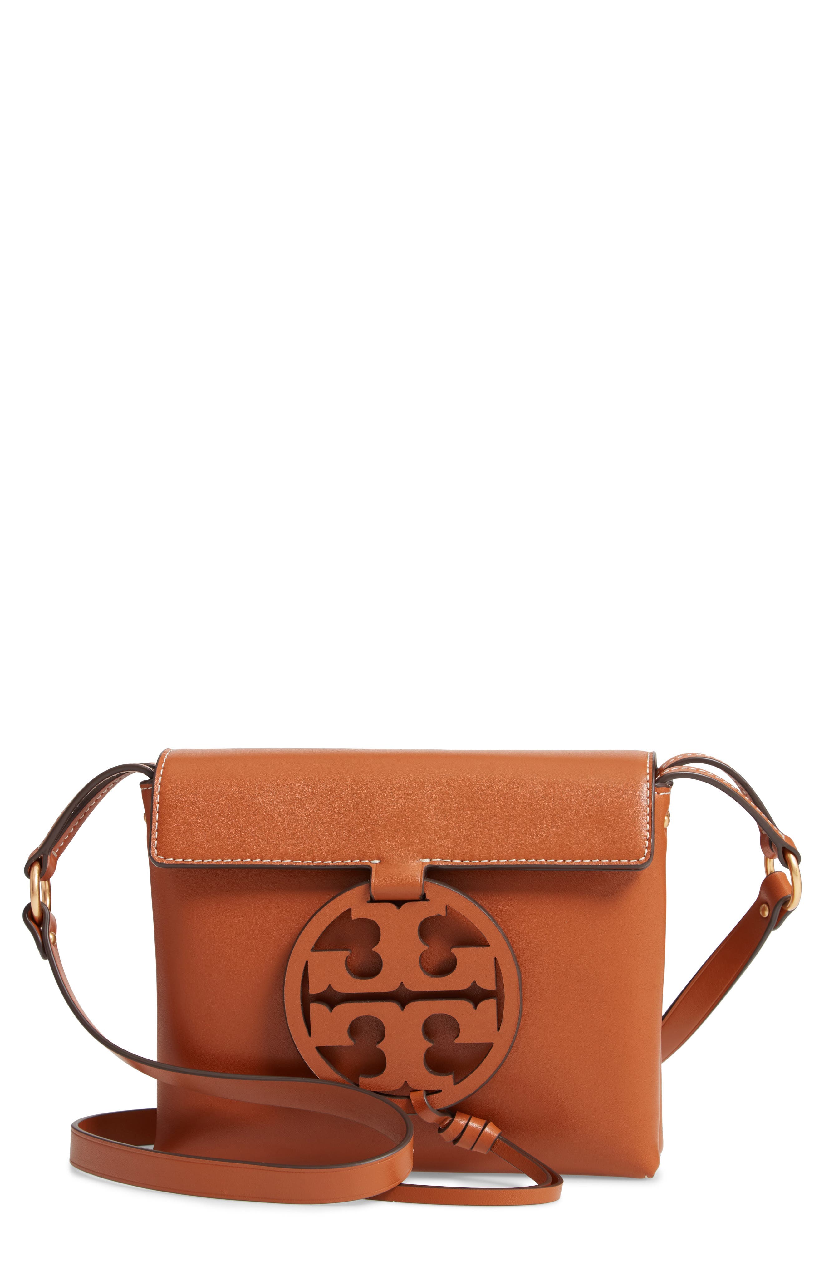 UPC 190041869176 product image for Tory Burch Miller Leather Crossbody Bag - Brown | upcitemdb.com