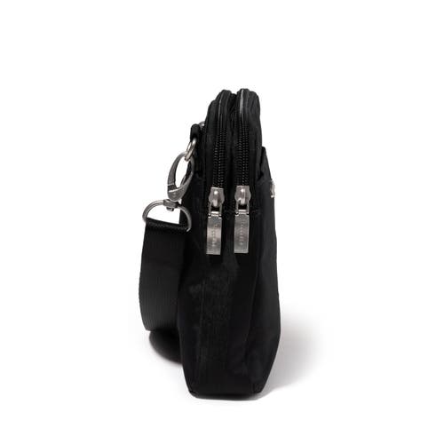 Baggallini Modern Take Two Rfid Crossbody Bag In Black