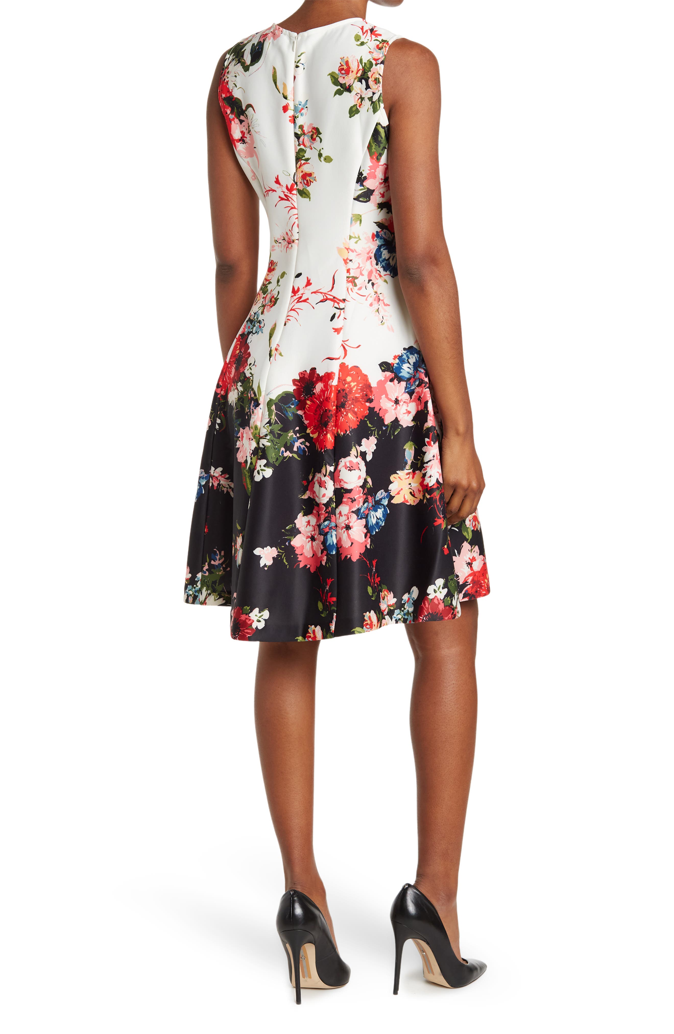 donna ricco floral dress