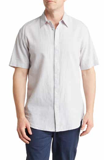 Lucky Brand Tropical Hawaiian Linen Blend Short Sleeve Button Up Shirt  Men's XL