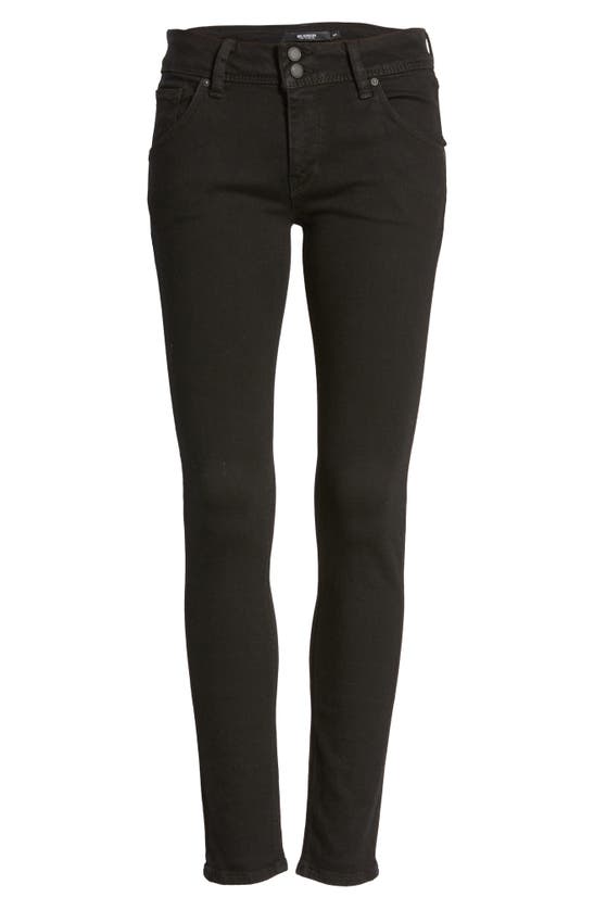 Hudson Collin Ankle Skinny Jeans In Black