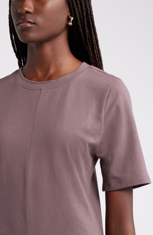 Shop Nordstrom A-line T-shirt Dress In Grey Plum