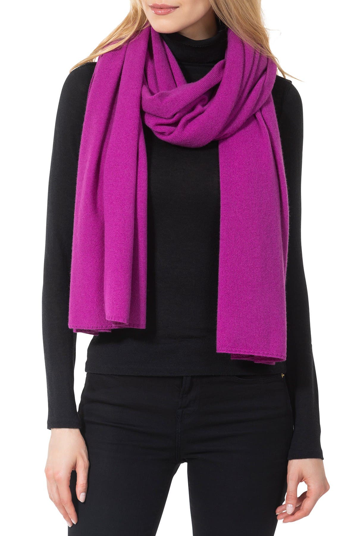 AMICALE Cashmere Travel Wrap Scarf Nordstrom Rack