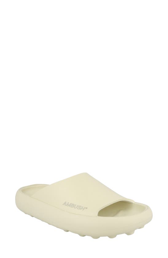 Shop Ambush Rubberized Slide Sandal In White