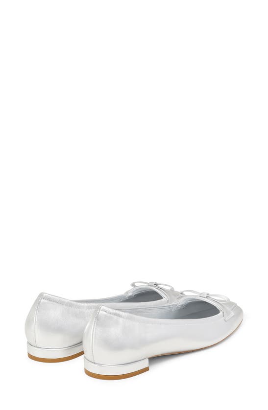 Shop Stuart Weitzman Tully Loafer In Silver