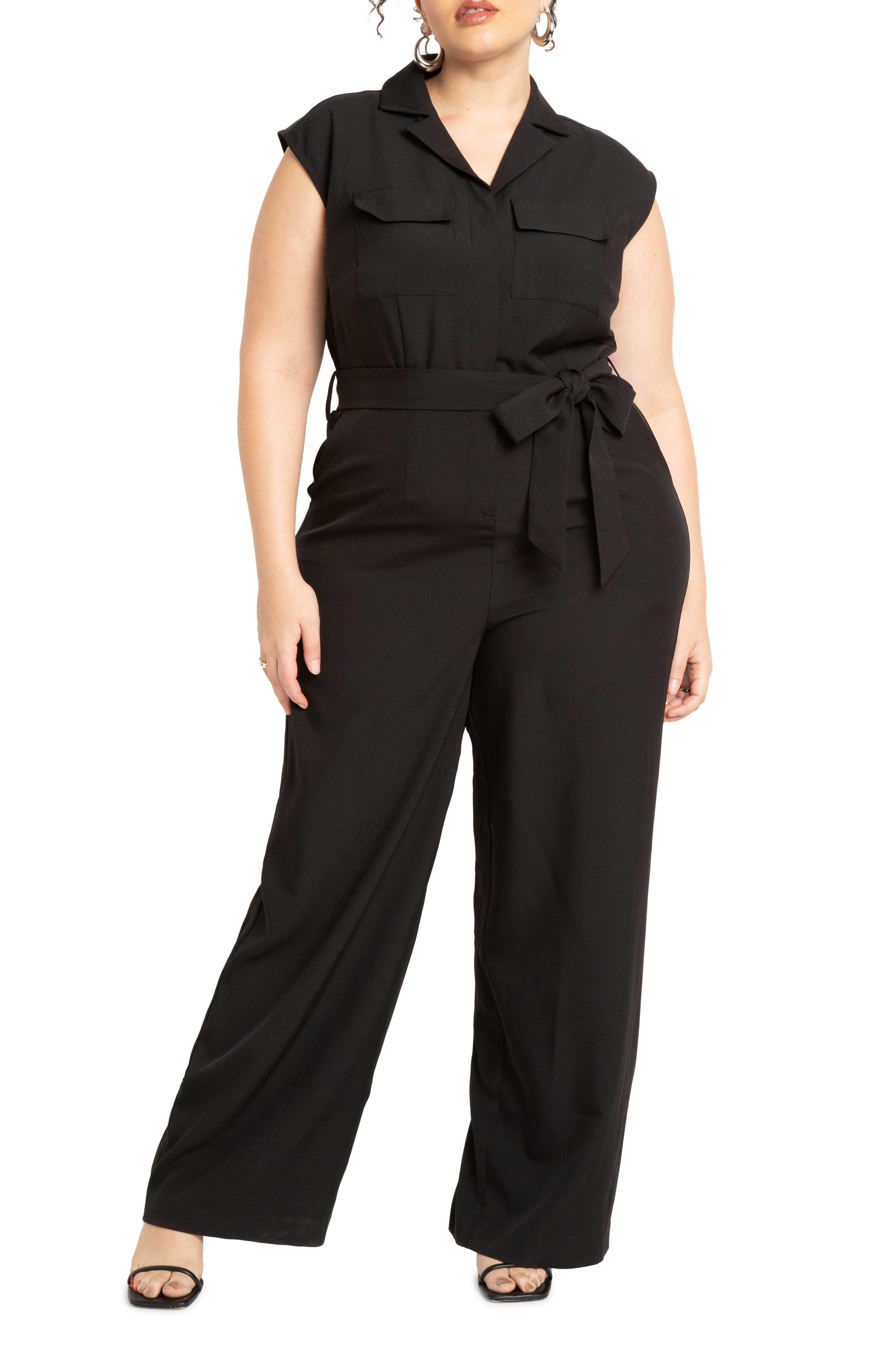 plus size empire waist jumpsuit