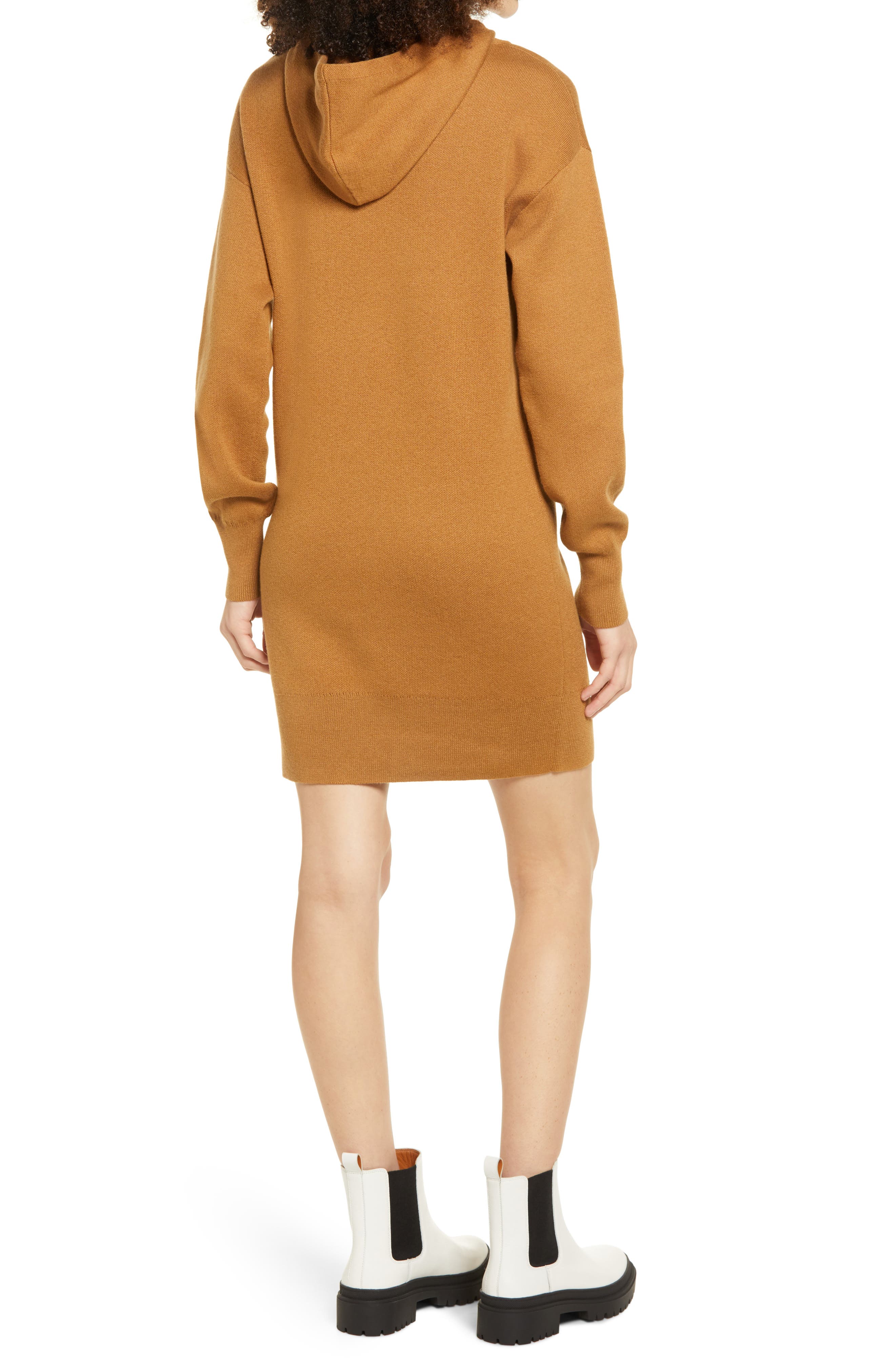 BP. Long Sleeve Hoodie Sweater Dress 