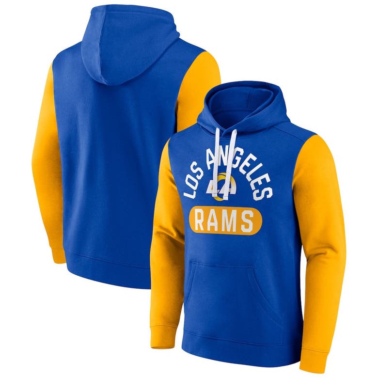 Women's Fanatics Branded Royal Los Angeles Rams Ultimate Style Pullover Sweatshirt