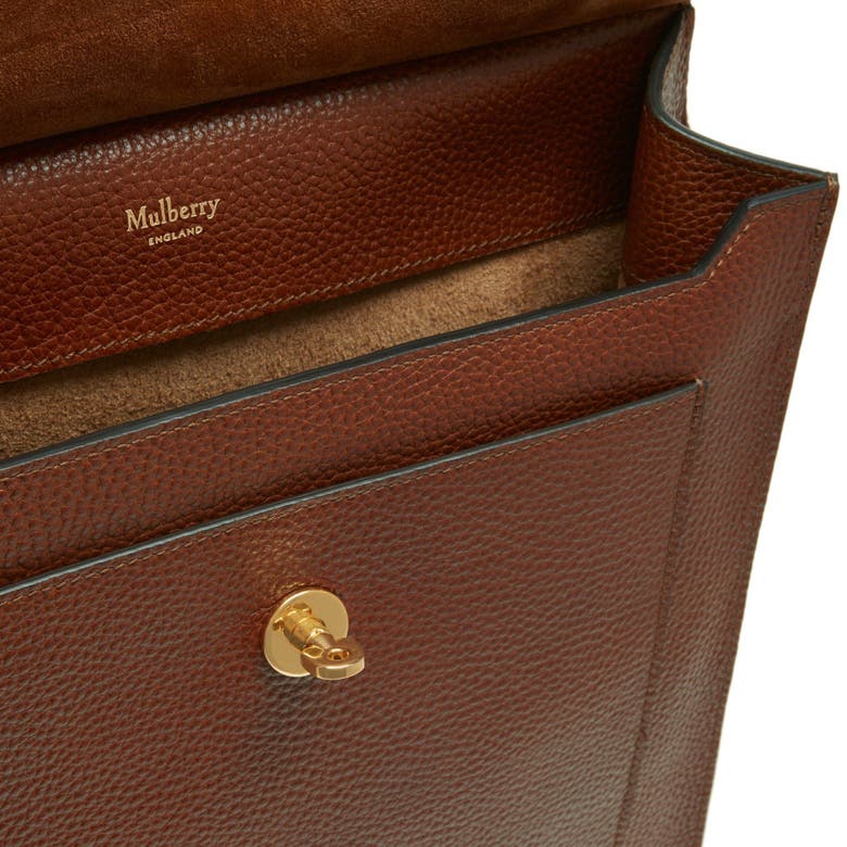 Shop Mulberry Antony Leather Crossbody Bag In Oak
