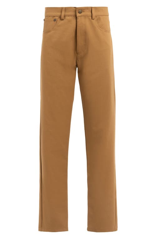 CAT WWR Five-Pocket Cotton Pants in Dark Brown