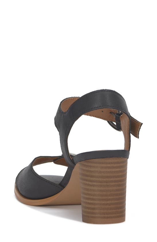 Shop Lucky Brand Luseal Ankle Strap Sandal In Black Sumhaz