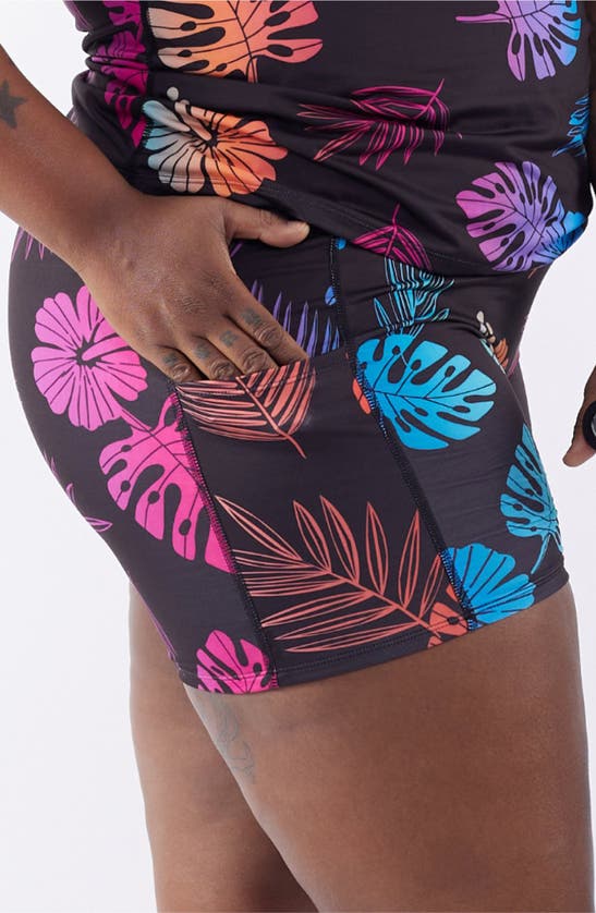 Shop Tomboyx 4.5-inch Swim Shorts In Tropadelic