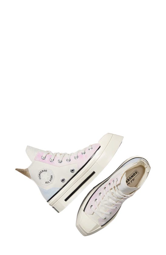 Shop Converse Chuck 70 De Luxe Square Toe Platform High Top Sneaker In Stardust Lilac/ Egret