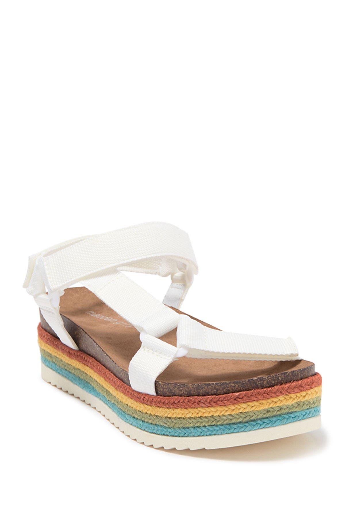 madden girl rainbow platform sandals