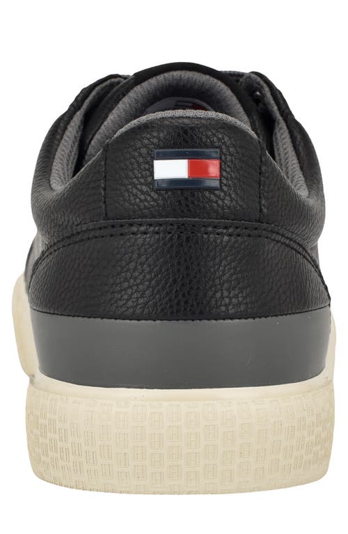 Tommy Hilfiger Men's Rocci Low Top Lace Up Sneakers In Black Multi