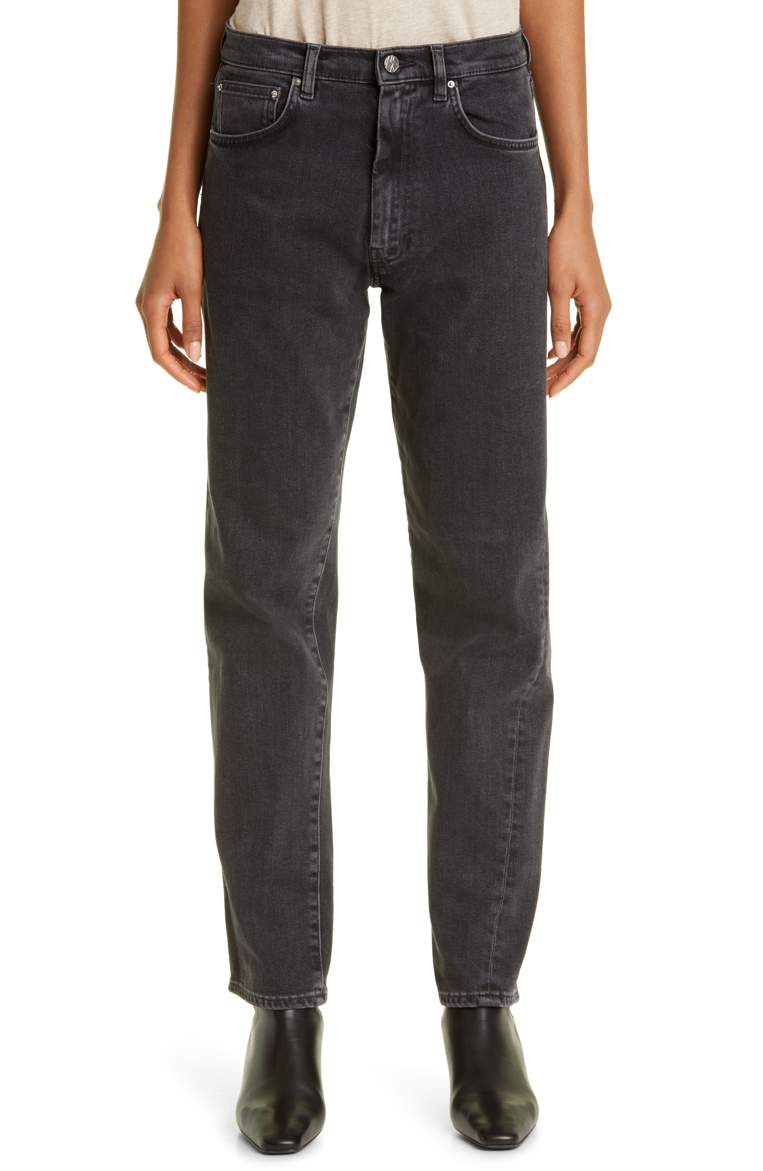 TOTEME Gray Twisted Jeans