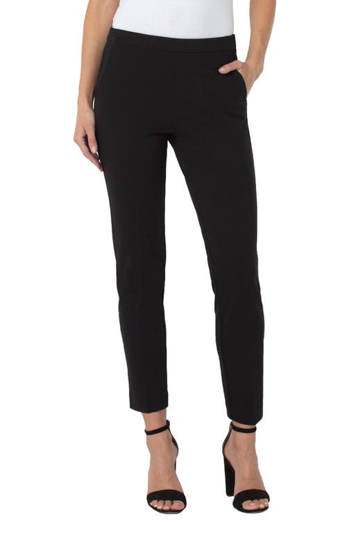 Liverpool Los Angeles Kayla Pull-On Slim Ponte Pants Black at Nordstrom,