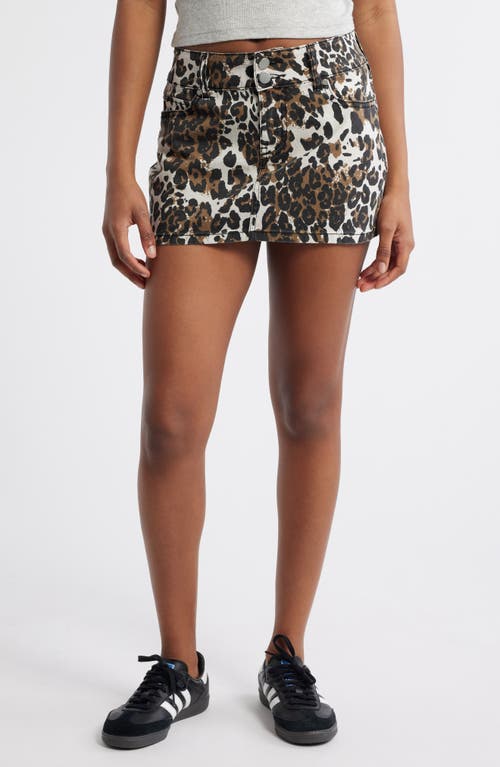 PTCL Leopard Print Miniskirt 