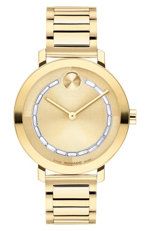 Movado Bold Evolution 2.0 Bracelet Watch, 34mm In Gold