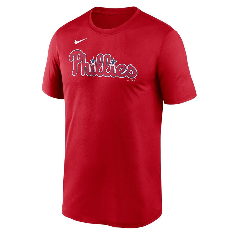 Shop Nike Red Philadelphia Phillies Fuse Legend T-shirt