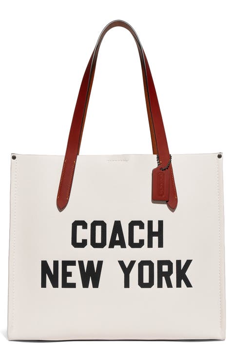 Coach Printed Leather Tote Bag - Farfetch