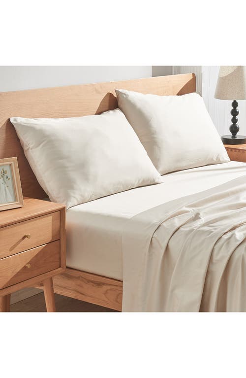 Sijo LuxeSoft Set of 2 400 Thread Count Organic Cotton Pillowcases in Fog 