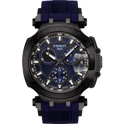 Tissot T-Race Chronograph Silicone Strap Watch, 4m