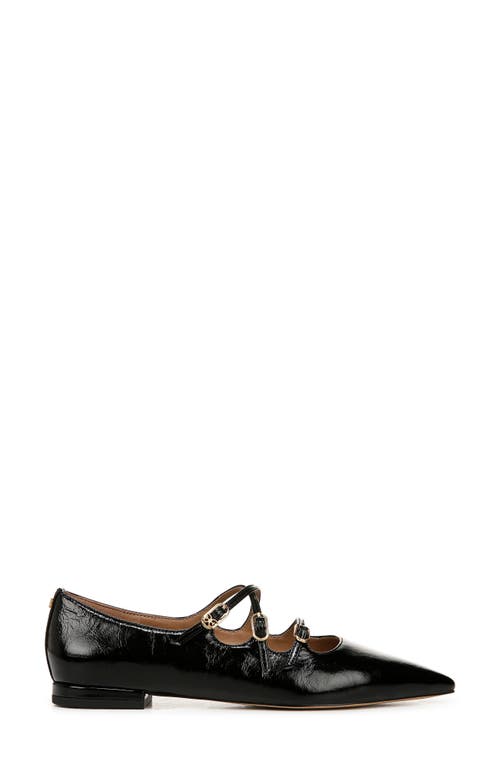 Shop Sam Edelman Cass Pointed Toe Flat In Black