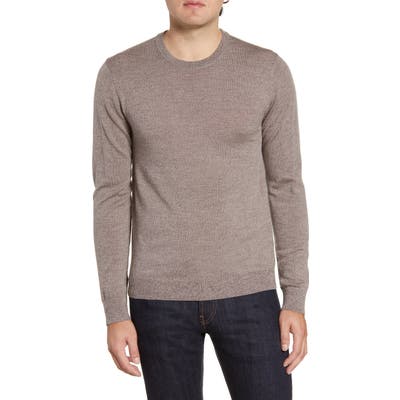 Bonobos Slim Fit Merino Wool Crewneck Sweater, Brown