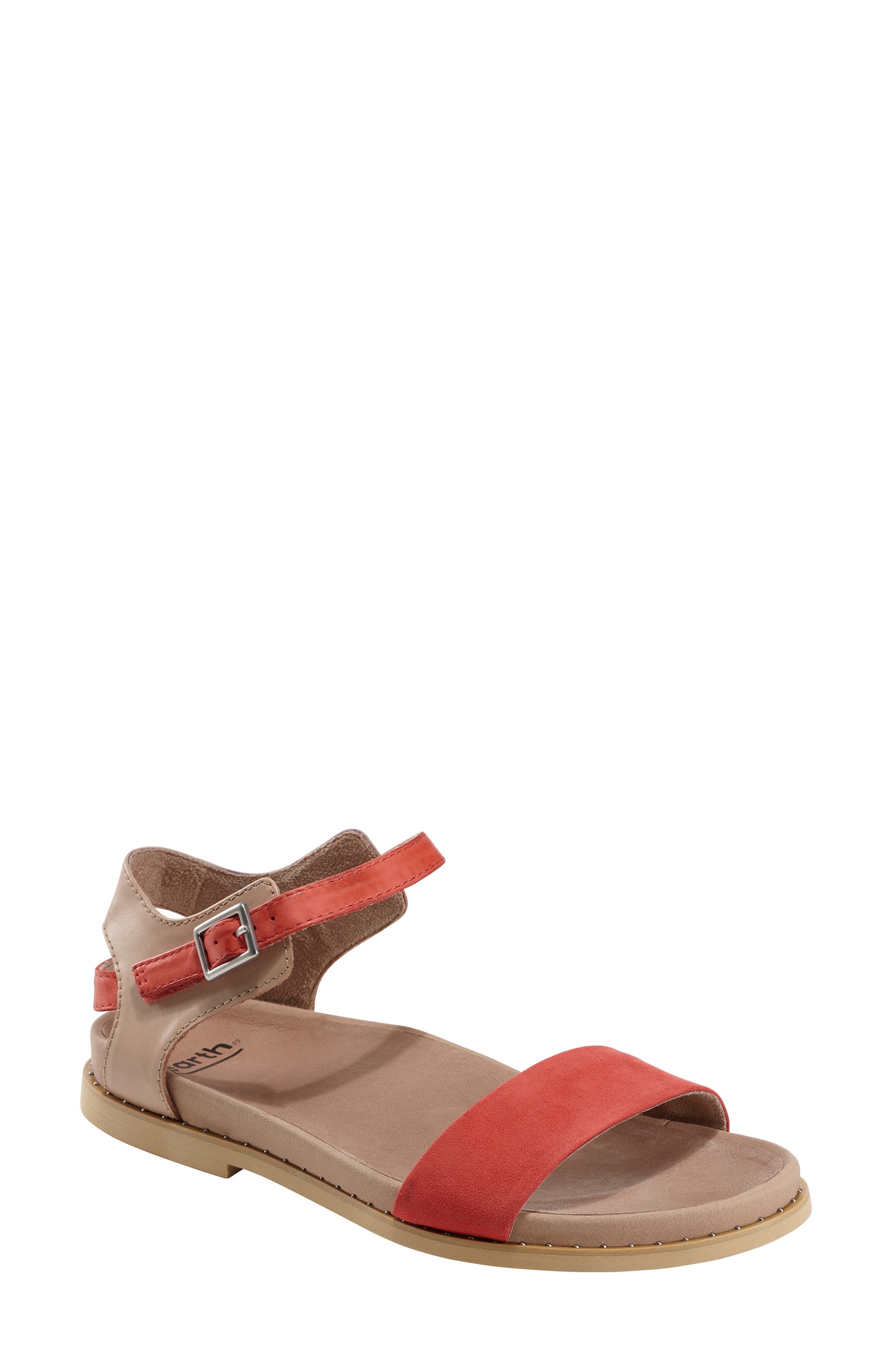 Earth Cameo Sandal- Coral