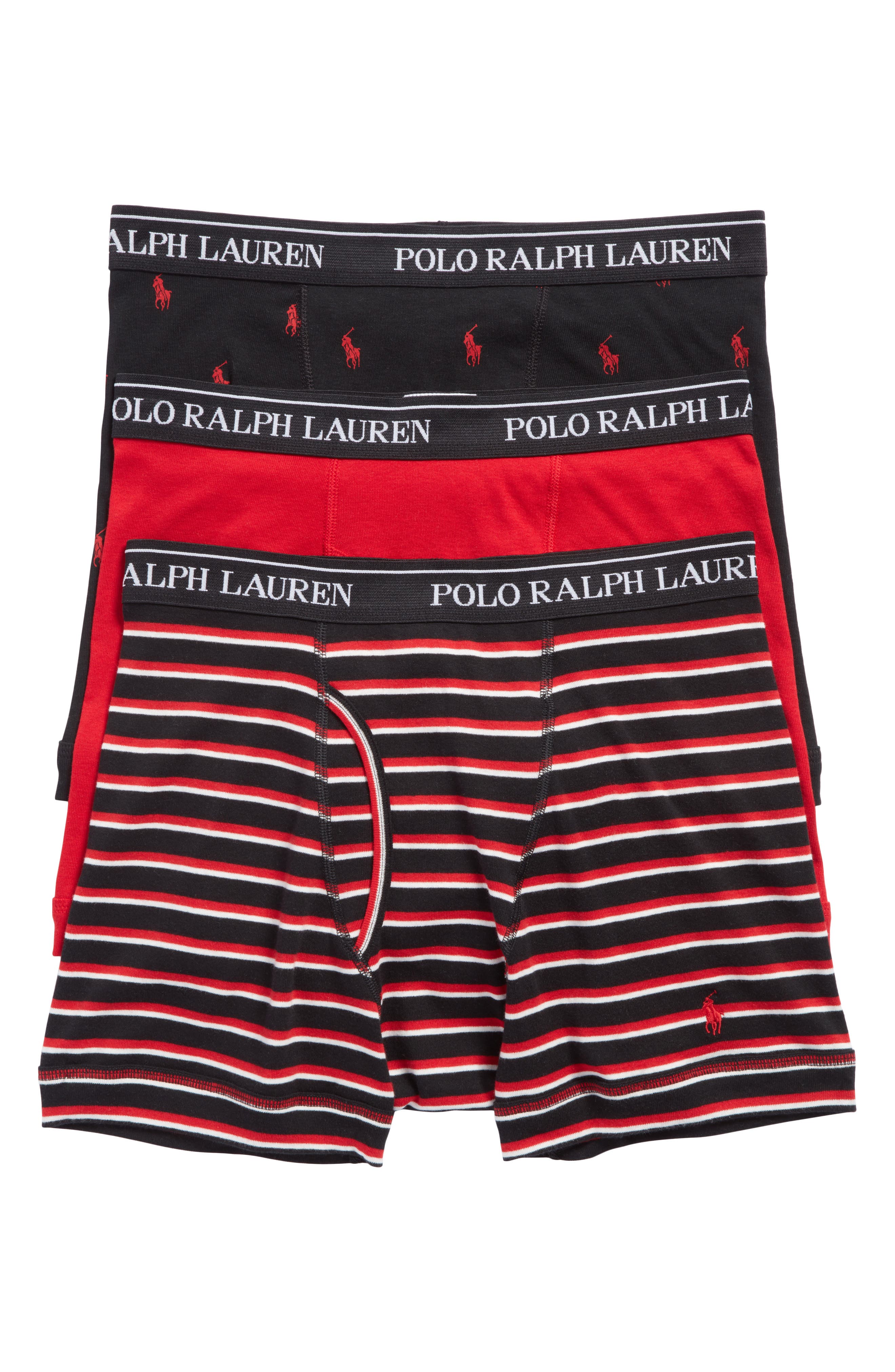 red polo boxers