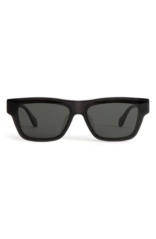 Mohala Eyewear Keahi Special Fit Low 65mm Oversize Square Sunglasses In Hilo Mist
