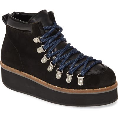 Free People Durango Platform Hiker Bootie, Black