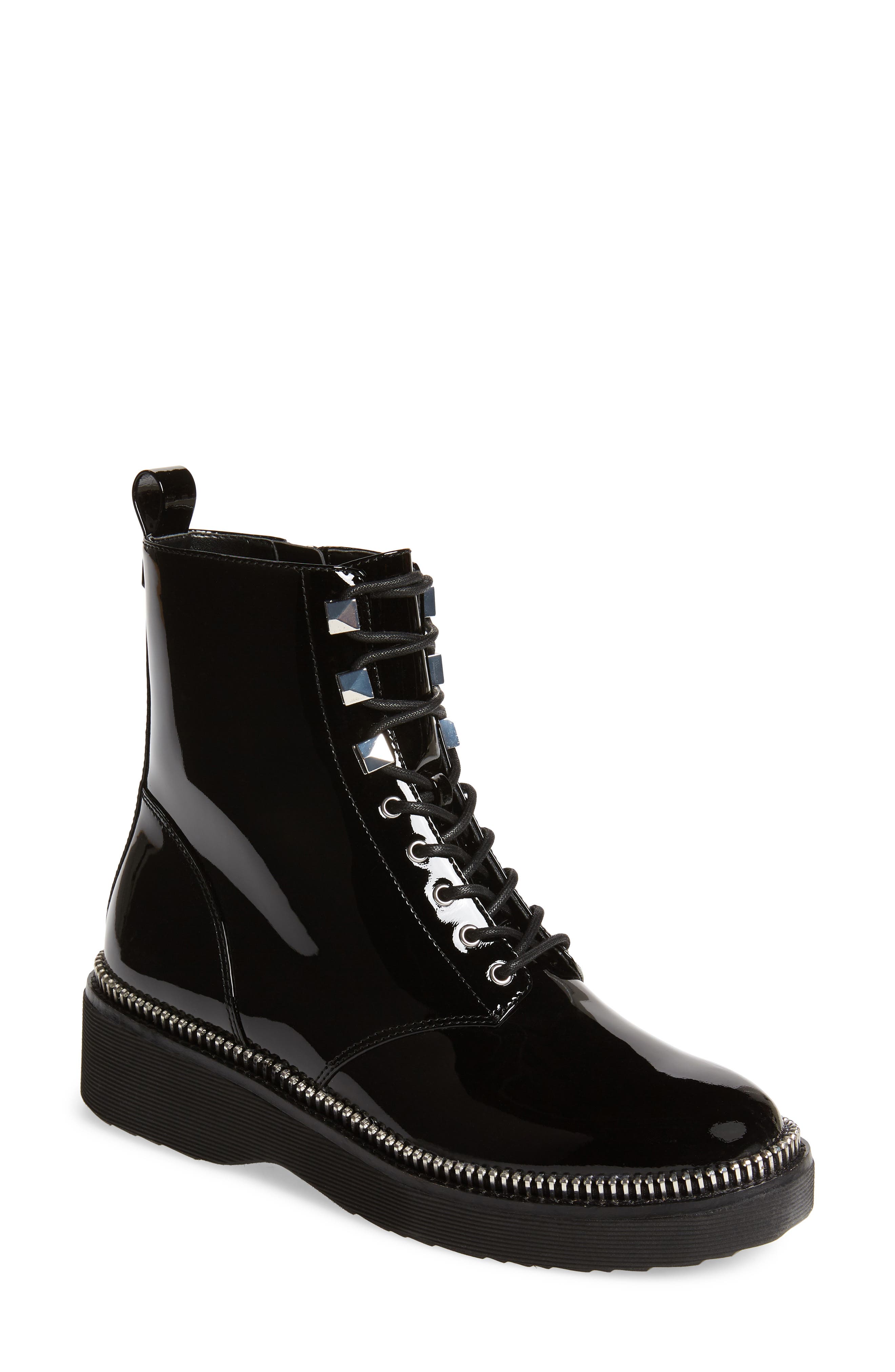 michael kors haskell combat boots