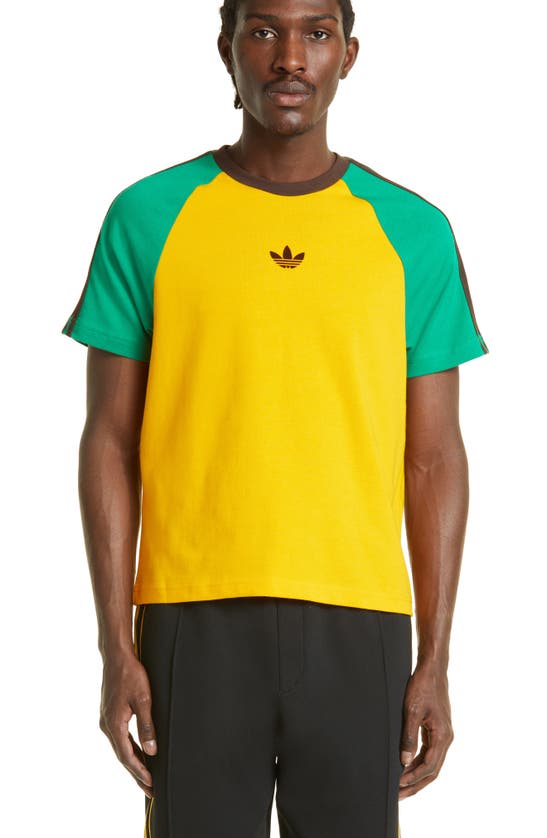 ADIDAS X WALES BONNER TREFOIL EMBROIDERED T-SHIRT