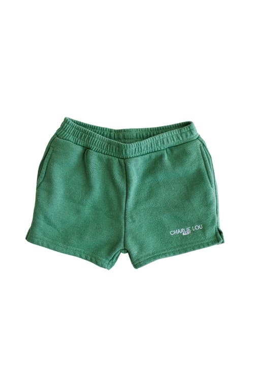 Shop Charlie Lou Baby ® Cool Kid Athleisure Shorts With Pockets In Green