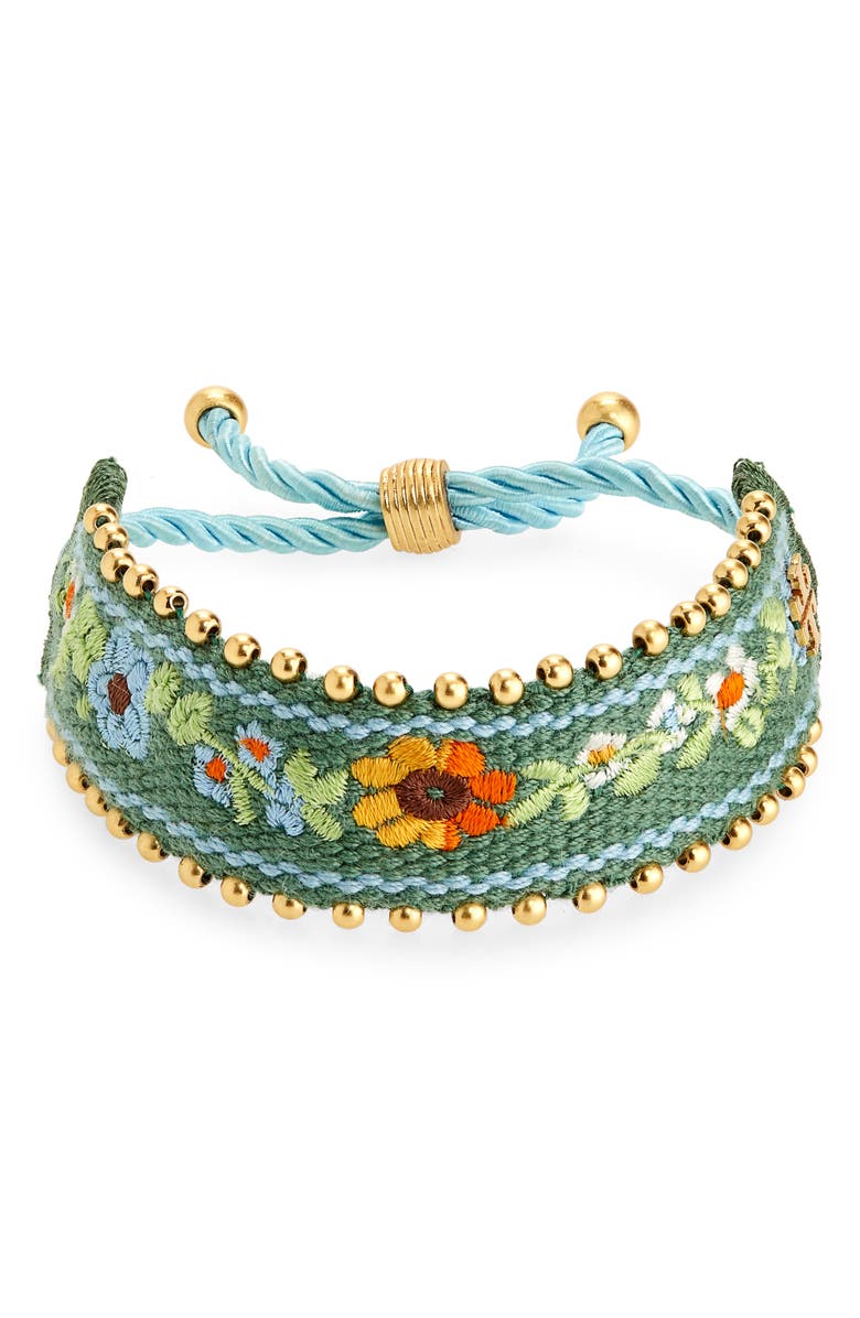 Tory Burch Embroidered Friendship Bracelet Nordstrom Tory Burch Embroidered Friendship Bracelet Nordstrom