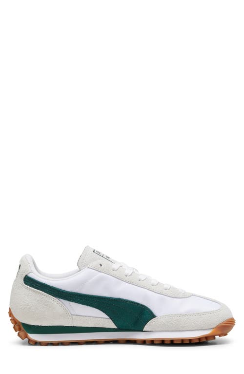 Shop Puma Easy Rider Sneaker In  White-dark Myrtle