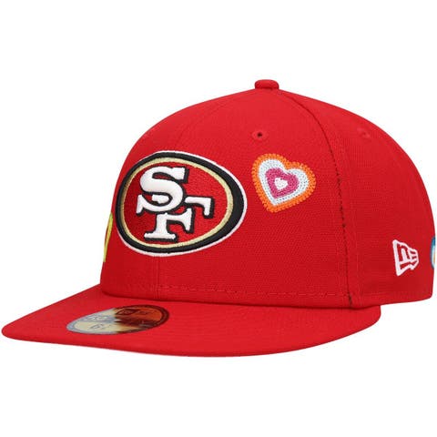 Men's New Era Scarlet/Black San Francisco 49ers 75th Anniversary