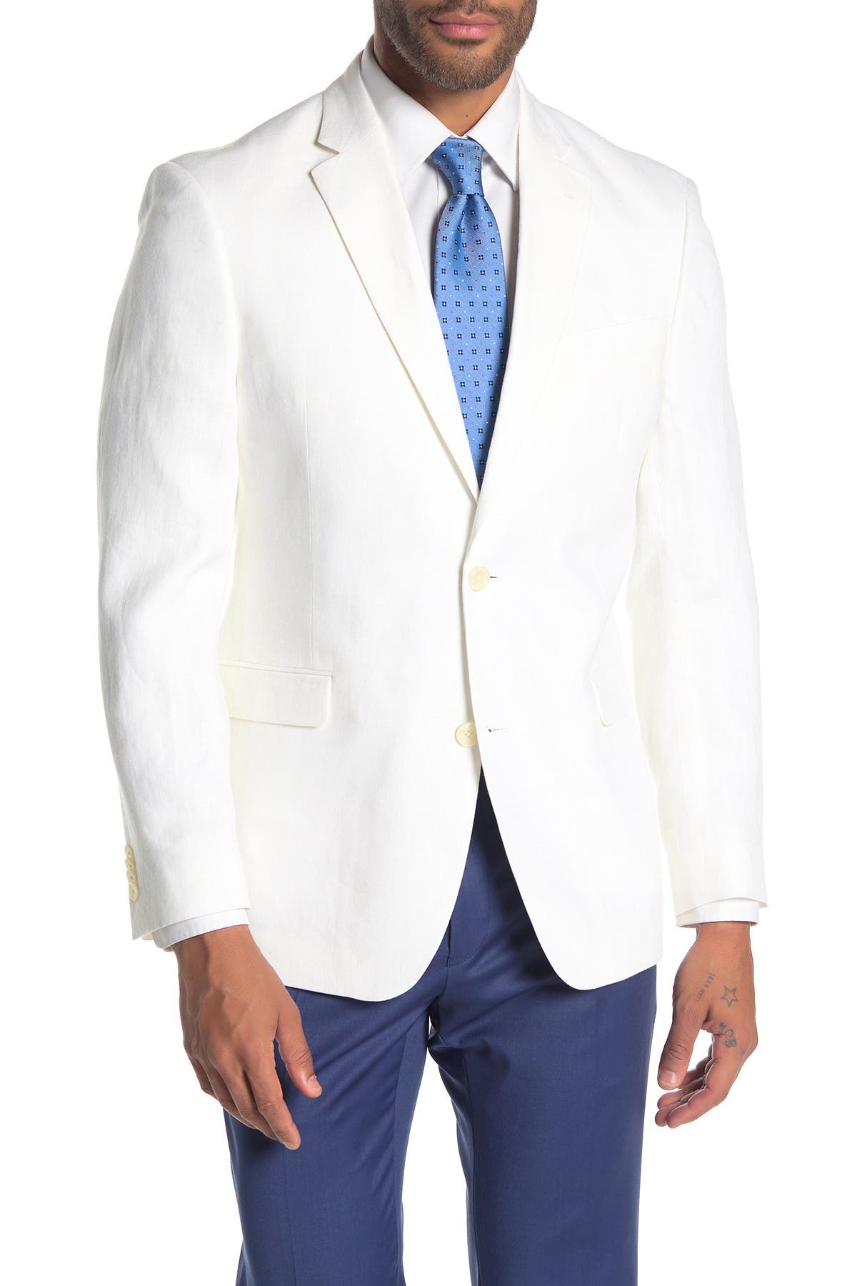 tommy hilfiger white suit