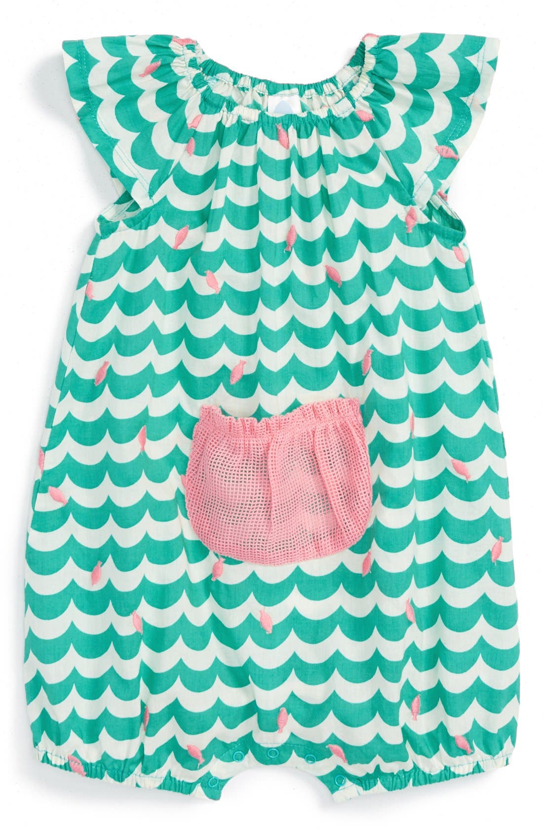 Stem Baby Embroidered Bubble Romper (Baby Girls) Nordstrom