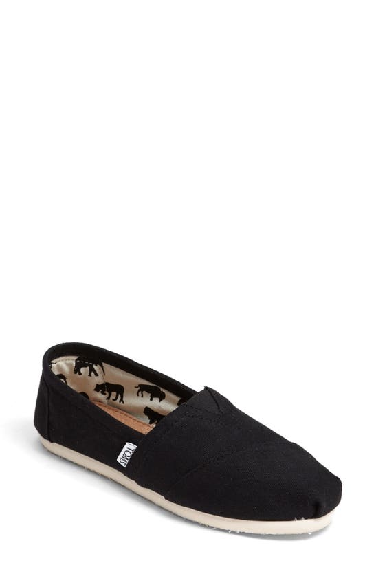 TOMS CLASSIC CANVAS SLIP-ON