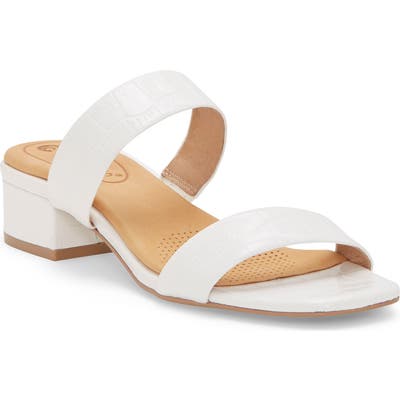 Cc Corso Como Faeya Slide Sandal- White