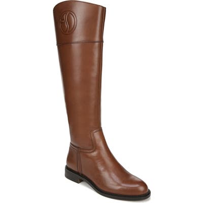 Franco Sarto Hudson Riding Boot Wide Calf- Brown
