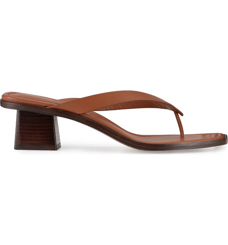 FRAME Le Carbon Leather Sandal, Main, color, TOBACCO