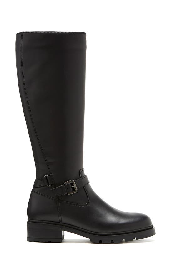 La Canadienne Samantha Waterproof Knee High Boot In Black Leather