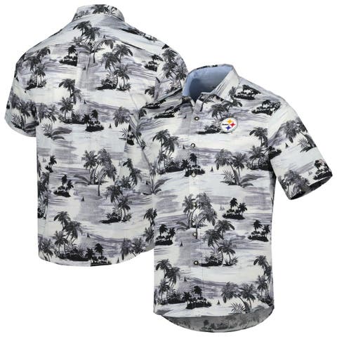 Lids San Diego Padres Tommy Bahama Big & Tall Luminescent Fronds Camp  IslandZone Button-Up Shirt - Black